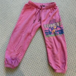 Flowers by Zoe Pink Ski Vermont Sweatpants